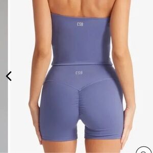 Crop Shop Boutique Serenity Scrunch Shorts - Steele